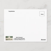 Carte postale des frères grenouilles (Dos)