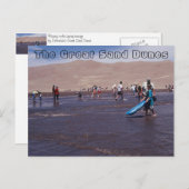 Carte postale des grandes dunes de sable du Colora (Devant / Derrière)