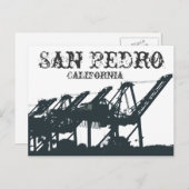 Carte postale des grues portuaires SP (Devant / Derrière)