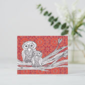 Carte postale des hiboux 41 (Debout devant)
