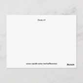 Carte postale des hiboux 41 (Dos)