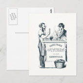 Carte postale des huîtres Saddleback (Devant / Derrière)