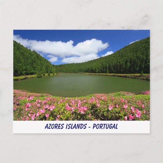 Carte postale des îles Açores (Devant)
