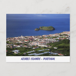 Carte postale des îles Açores