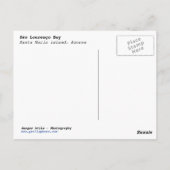 Carte postale des îles Açores (Dos)