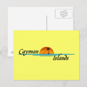 Carte postale des îles Caïmans (Devant / Derrière)