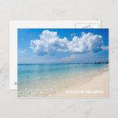 Carte postale des îles Caïmans - Seven Mile Beach (Devant / Derrière)