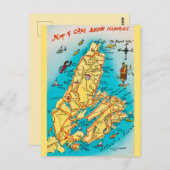 Carte postale des îles du Cap-breton (Devant / Derrière)