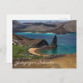 Carte postale des îles Galapagos (Devant / Derrière)