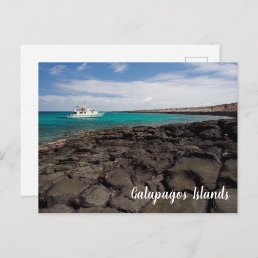 Carte postale des îles Galapagos (Devant / Derrière)