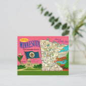 Carte postale des lacs du Minnesota  (Debout devant)