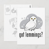Carte Postale des lemmings ? (Devant / Derrière)