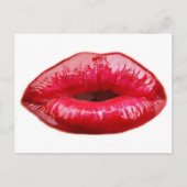 Carte Postale Des lèvres embrassantes ! (Devant)