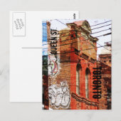 Carte postale des lignes électriques de la rue Que (Devant / Derrière)
