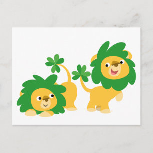 Carte postale des Lions de la Saint Patrick