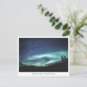 Carte postale des lumières du Nord de la Norvège (Debout devant)