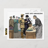 Carte postale des lunettes (Devant / Derrière)