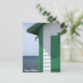 Carte postale des maisons historiques (Debout devant)