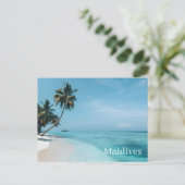 Carte postale des Maldives (Debout devant)