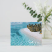 Carte postale des Maldives (Debout devant)