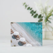 Carte postale des Maldives (Debout devant)