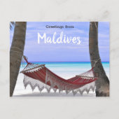 Carte postale des Maldives (Devant)