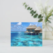 Carte postale des Maldives (Debout devant)