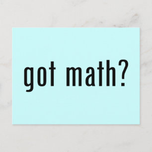 Carte Postale des maths ?
