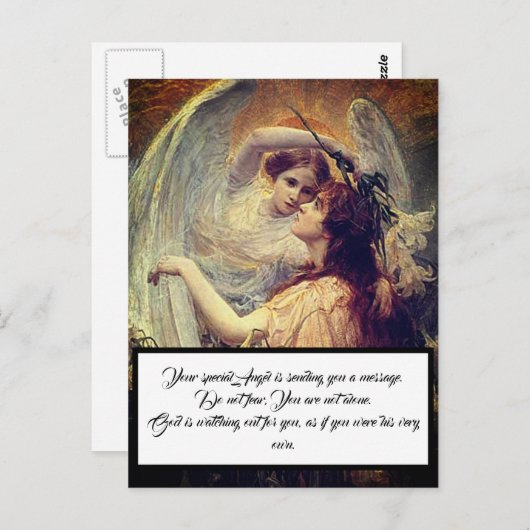 Carte postale des messages Angels (Devant / Derrière)