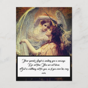 Carte postale des messages Angels