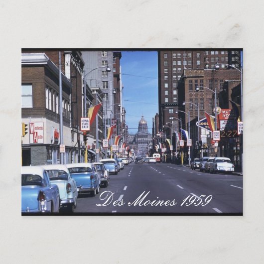 Carte postale Des Moines 1959 (Devant)