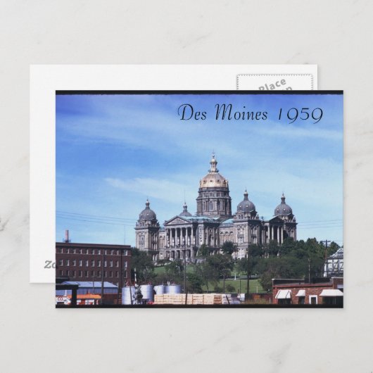 Carte postale Des Moines 1959 (Devant / Derrière)