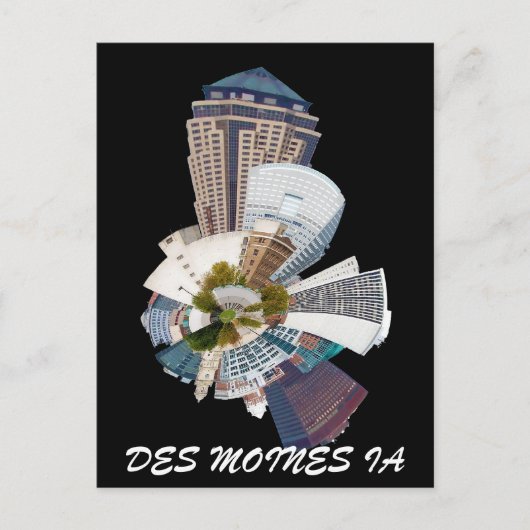 CARTE POSTALE DES MOINES IA (Devant)