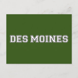 Carte Postale Des Moines Iowa