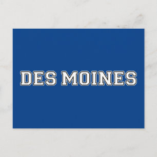 Carte Postale Des Moines Iowa