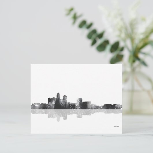 CARTE POSTALE DES MOINES, IOWA SKYLINE (Debout devant)