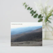 Carte postale des montagnes Blue Ridge (Debout devant)