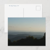 Carte postale des montagnes Blue Ridge (Devant / Derrière)