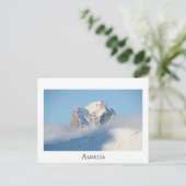 Carte postale des montagnes d'Autriche (Debout devant)