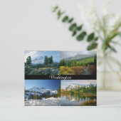 Carte postale des montagnes de Washington (Debout devant)