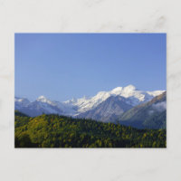 Carte postale des montagnes du Grand Caucase