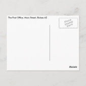 Carte postale des nuits de Bisbee (Dos)