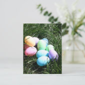 Carte postale des oeufs de Pâques (Debout devant)