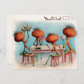 Carte postale des oignons victoriens jouant aux ca (Devant / Derrière)