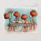 Carte postale des oignons victoriens jouant aux ca (Devant)