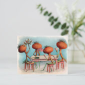 Carte postale des oignons victoriens jouant aux ca (Debout devant)