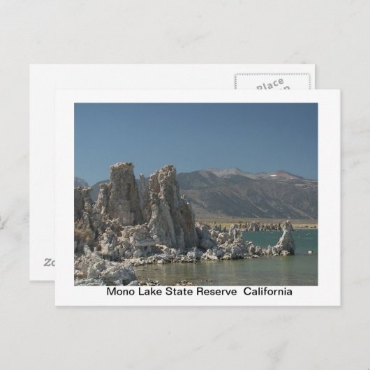 Carte postale des parcs d'État (Devant / Derrière)