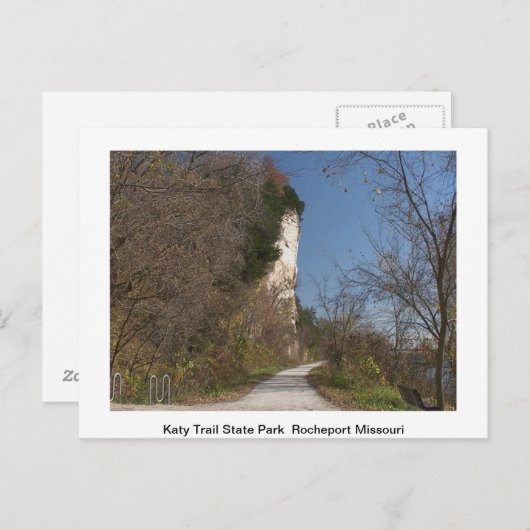 Carte postale des parcs d'État (Devant / Derrière)