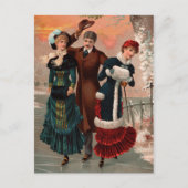 Carte postale des patineurs de Central Park (Devant)