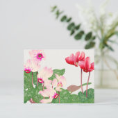 Carte postale des pavots rouges (Debout devant)